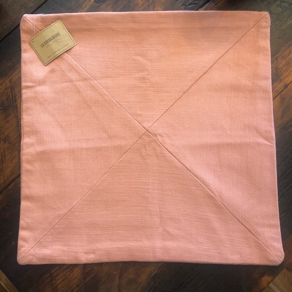 Herringbone throw pillow cover